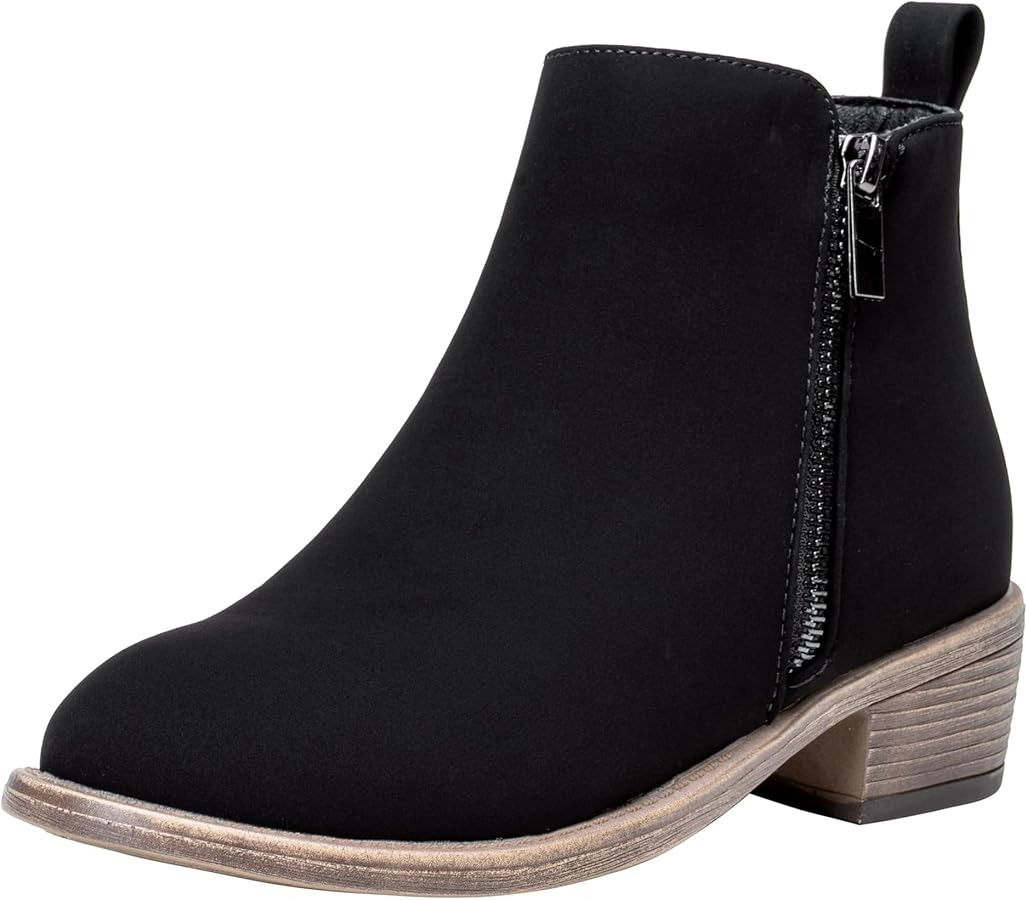 Jeossy Women's 905 Ankle Boots, Classic Low Heeled Short Booties, Casual Comfortable Boots with W... | Amazon (US)