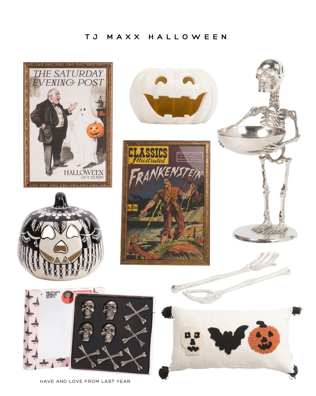 New tj maxx halloween arrivals. I got the skull and crossbone tic-tac-toe last year and love it. 

Tj Maxx Halloween , LTK Halloween., halloween decor 

#LTKSeasonal #LTKHome #LTKFindsUnder100