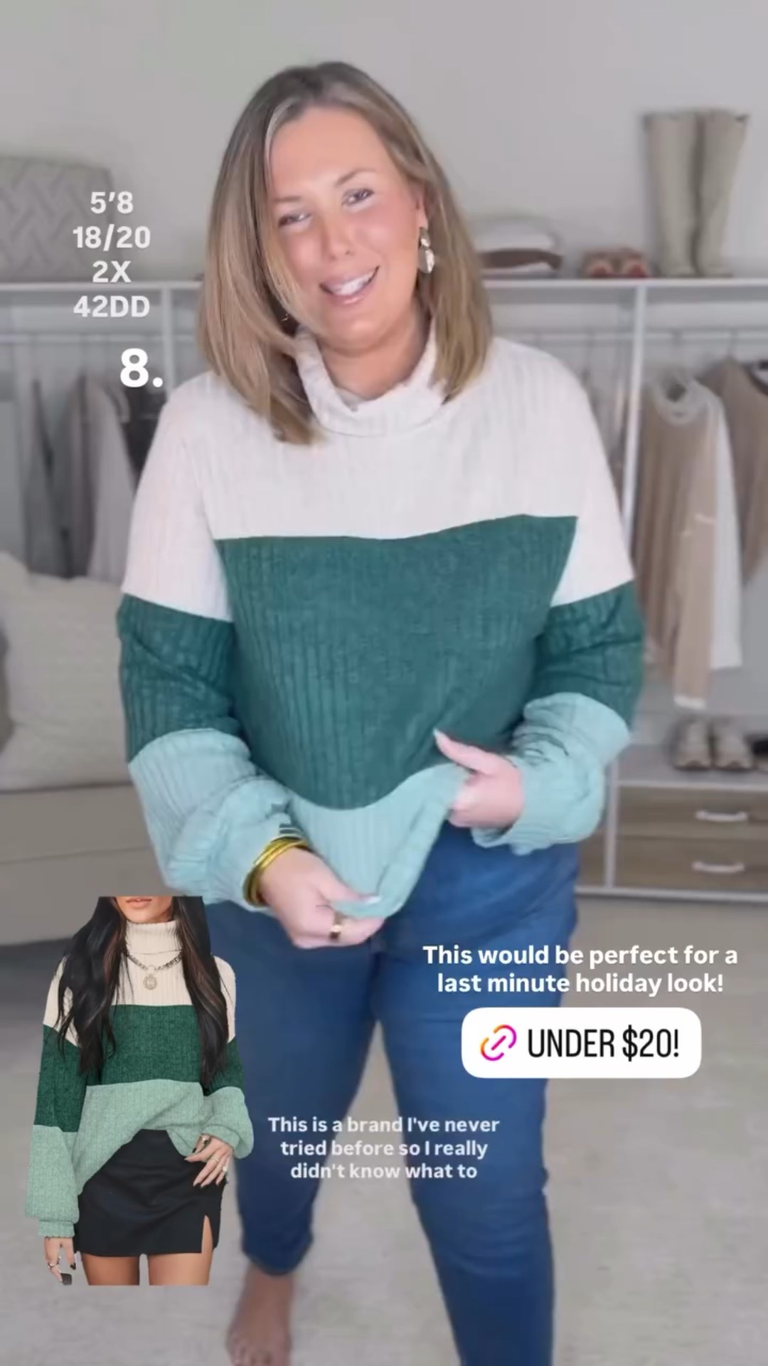 This would be perfect for a last minute holiday look! Wearing a 3X in the sweater and 20 in the jeans!

Plus size fashion, everyday outfit ideas, amazon fashion, amazon finds, ootd, winter fashion 

#LTKHoliday #LTKPlusSize #LTKMidsize