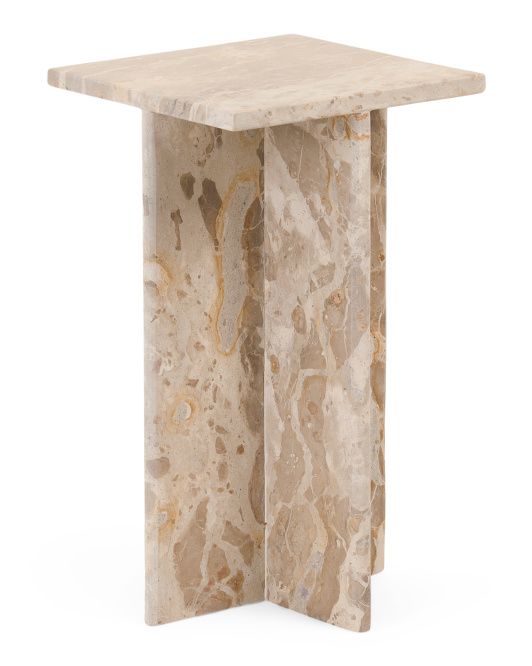 Marble Accent Table | Global Home | Marshalls | Marshalls