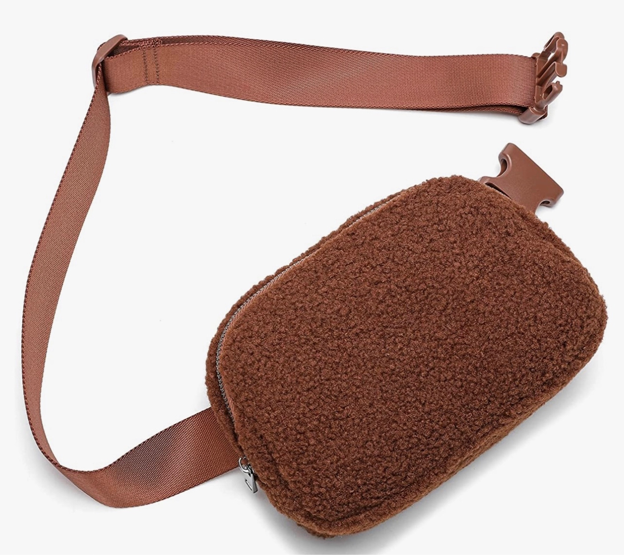 Amazon Fleece Belt Bag in the color New Brown 🧸

#LTKstyletip #LTKsalealert #LTKHoliday