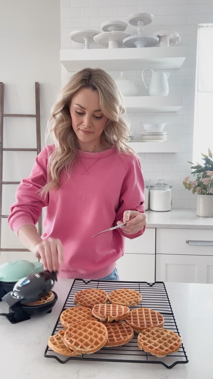 Delicious protein waffles going in the freezer today for breakfast and after school snacks! 

#LTKhome #LTKsalealert #LTKfamily