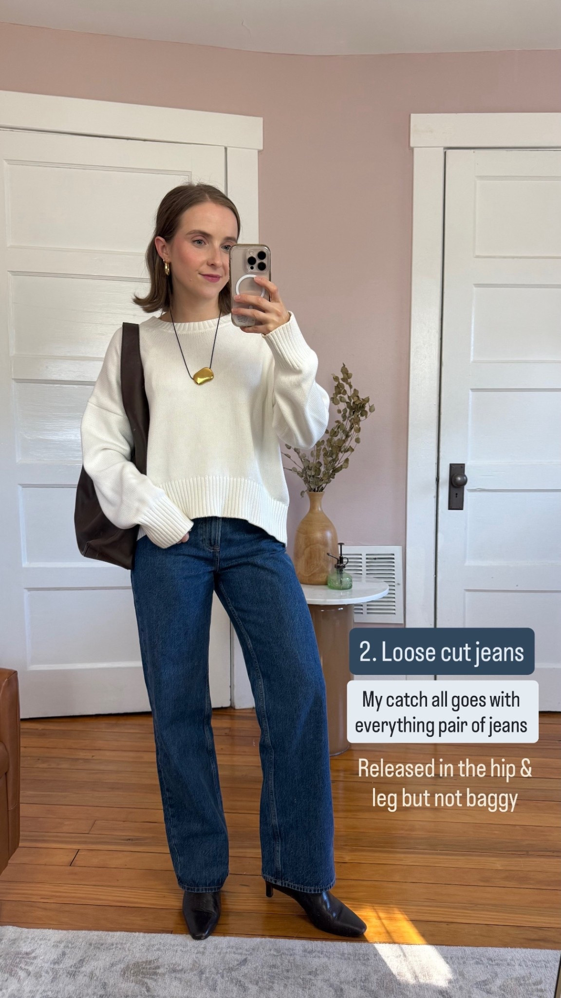 Best seller jeans- perfect released fit without being baggy (25 petite) I’m 5ft 2 for reference.
Small 100% cotton quince sweater 


#LTKPetite #LTKSaleAlert #LTKootd