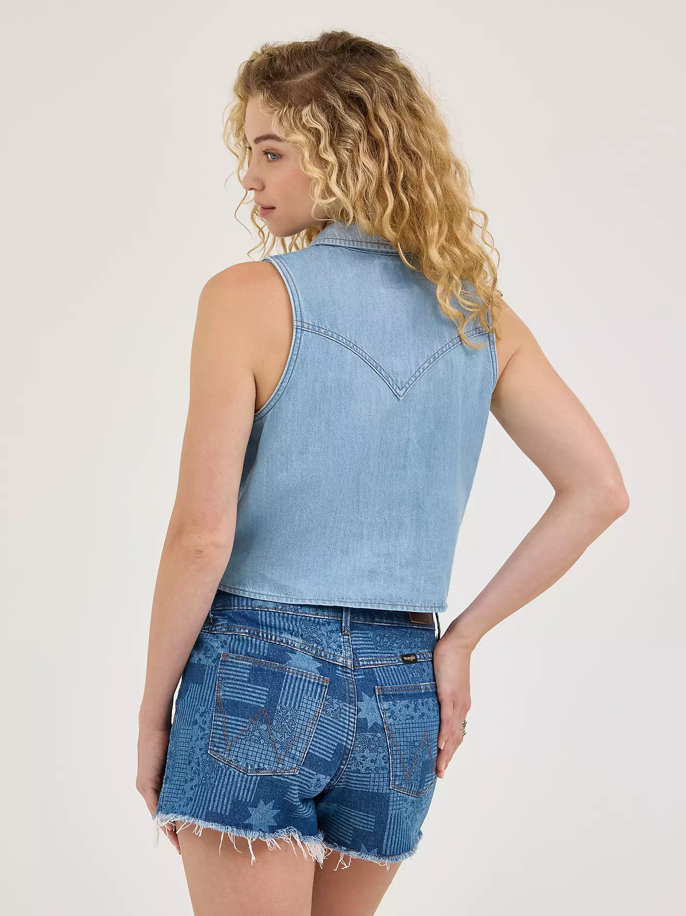 Women's Western Tie Front Shirt | Wrangler