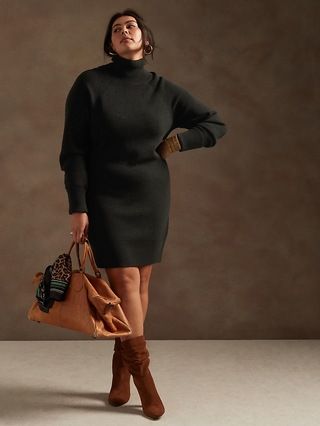 Turtleneck Sweater Dress in Responsible Wool | Banana Republic (US)