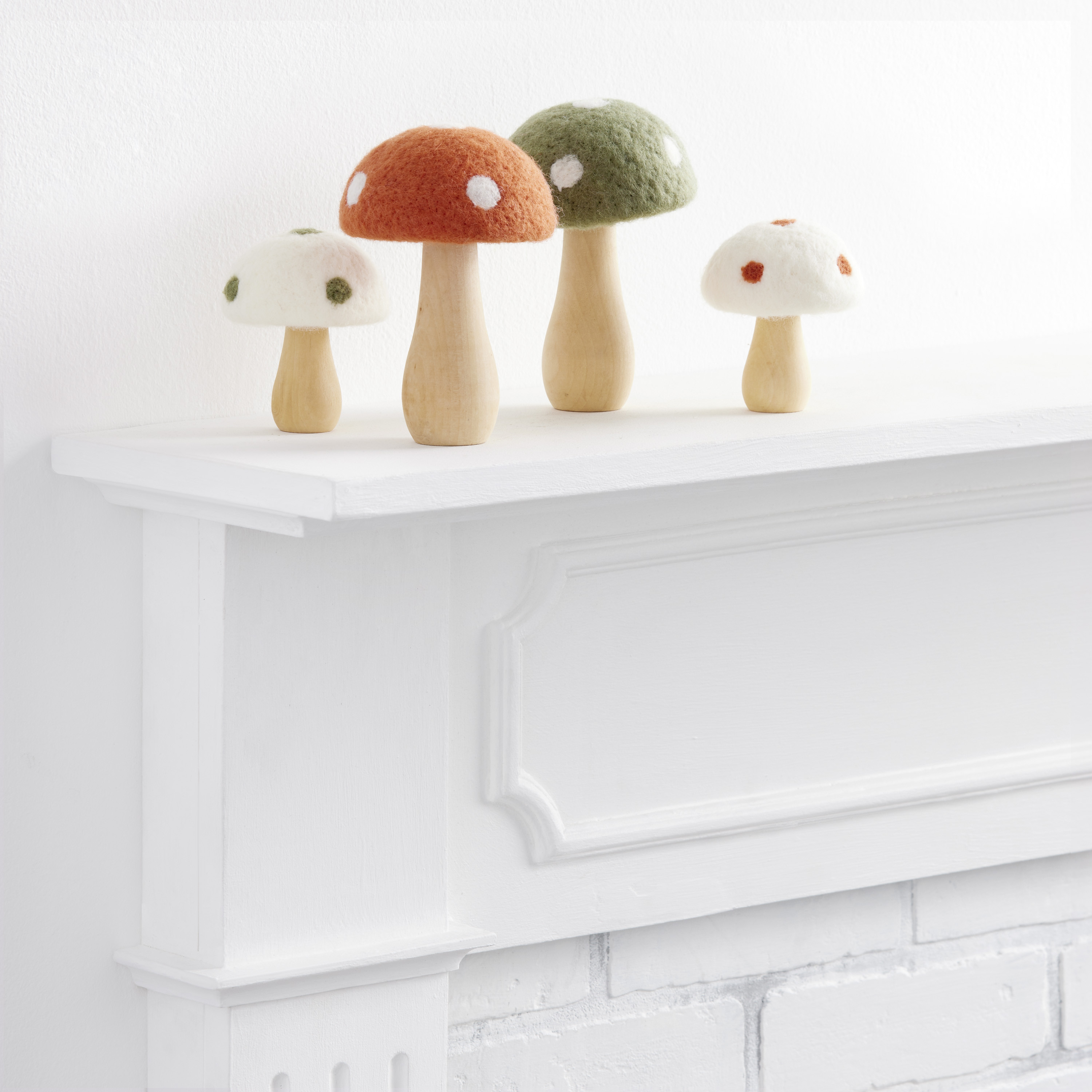 Wool and Wood Spotted Mushroom Decor Collection | World Market