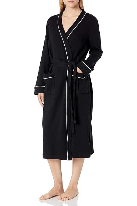 Amazon Essentials Women's Lightweight Waffle Mid-Length Robe | Amazon (US)