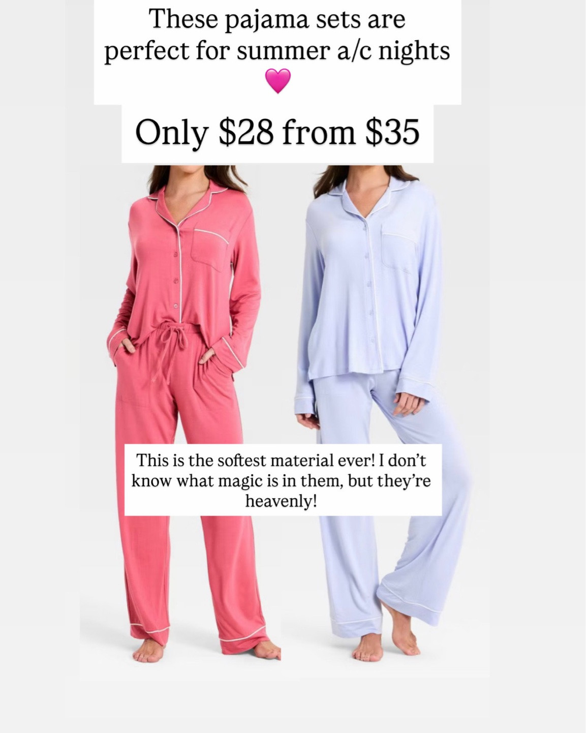 Women's Cloud Knit Long Sleeve Notch Collar Top and Pants Pajama Set - Auden™ only $28 from $35!

#LTKootd