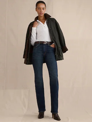 High-Rise Slim-Straight Jean | Banana Republic (CA)