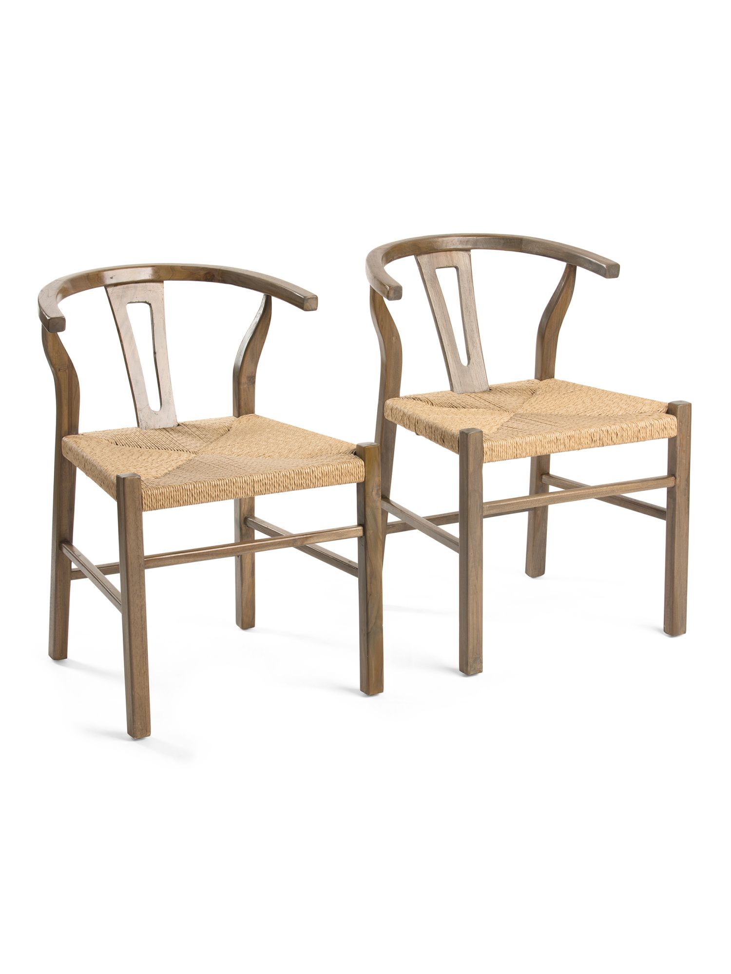 Set Of 2 Wishbone Chairs | The Global Decor Shop | Marshalls | Marshalls