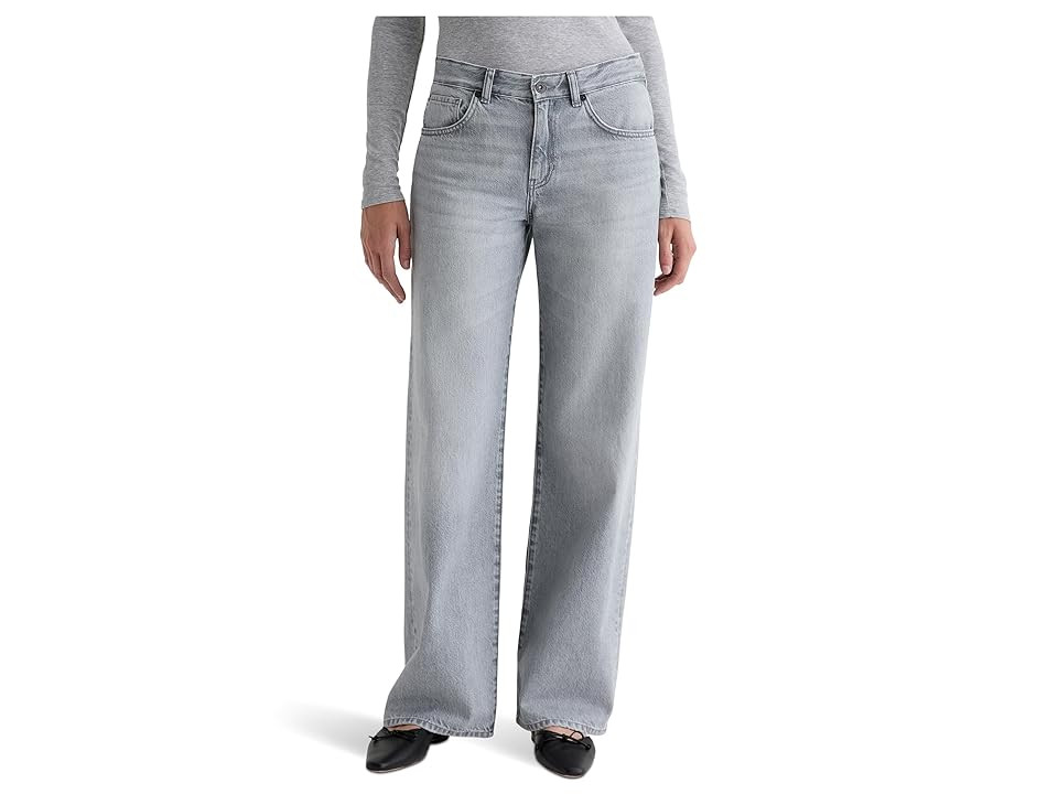 AG Jeans Adria Low Rise Baggy Wide Leg In Al Fresco Women's Clothing Al Fresco : 26 32, Cotton/Denim | Zappos
