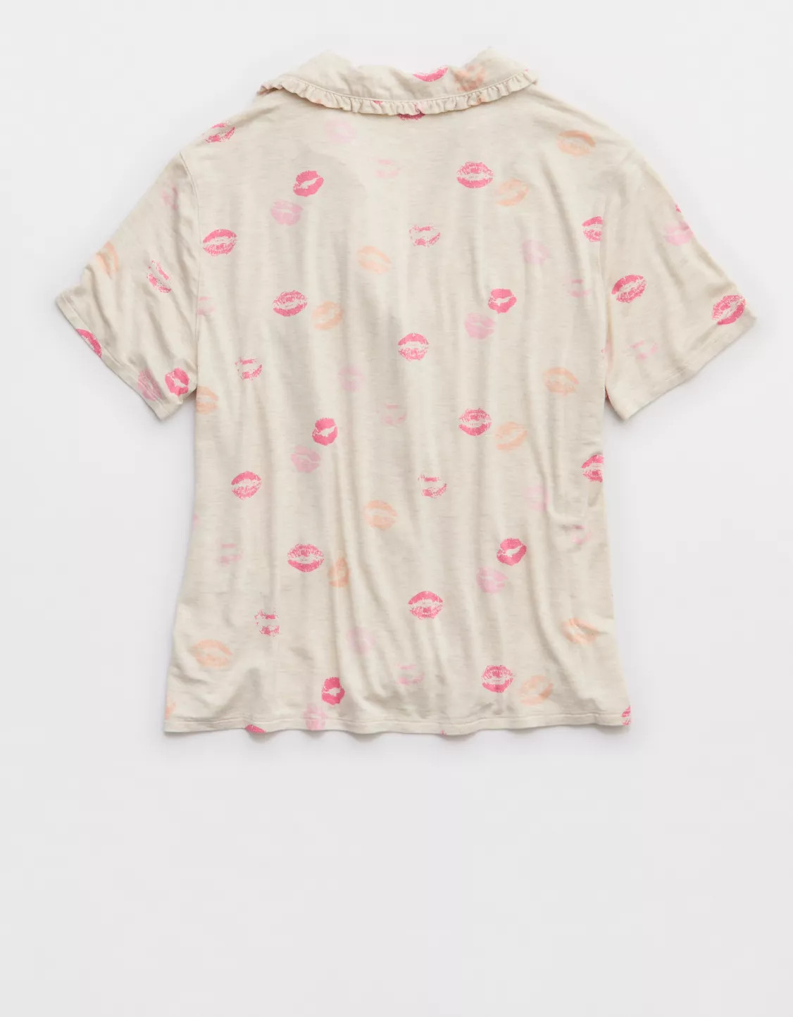 Aerie Real Soft® Ruffle Pajama Shirt | Aerie