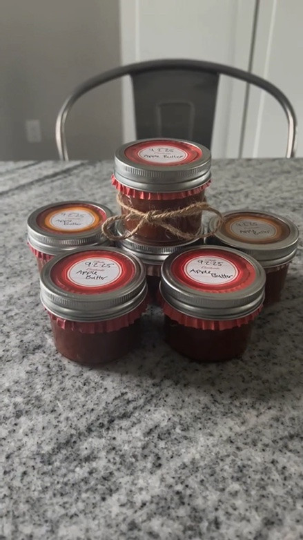 Who knew cupcake liners could make homemade canned goods look this cute?! 🍂🤎

If you’re looking for an easy fall DIY or a budget-friendly way to dress up your homemade canned goods, this is the cutest little hack! Simply place a cupcake liner over the lid before screwing on the ring, then finish it off with a printable label and a little twine or ribbon.

It’s the perfect way to turn homemade apple butter into a beautiful fall hostess gift, neighbor gift, teacher gift, or Thanksgiving gift in just a few minutes. Simple, inexpensive, and so much cuter than a plain mason jar!

Would you gift these to someone this fall? 🍎🍂

Save this idea for fall canning season and follow for more easy fall DIYs, cozy decorating ideas, and homemade gift inspiration!

#LTKSeasonal #LTKHome #LTKstorytime