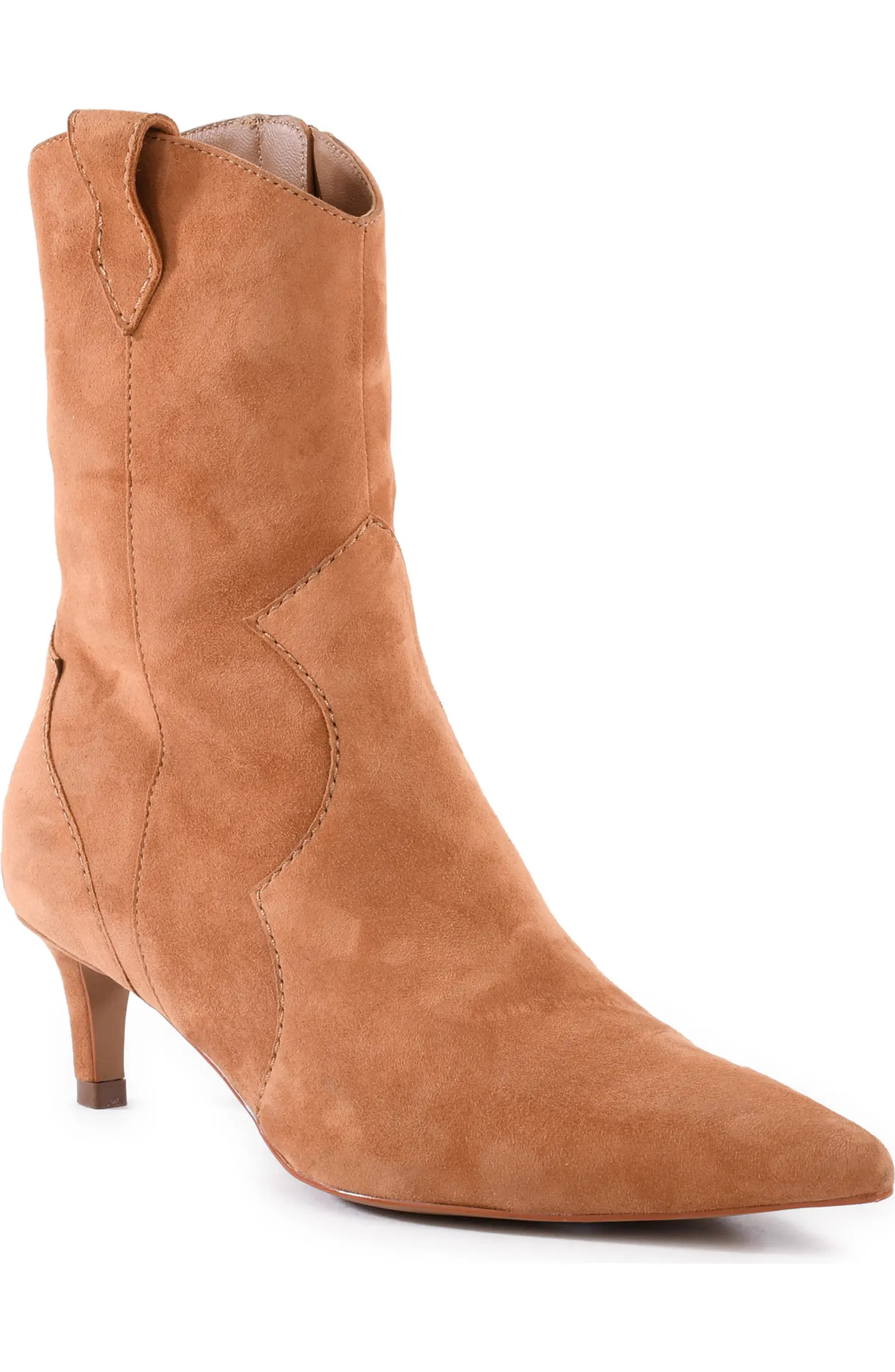 Dallas Pointy Toe Western Sock Boot (Women) | Nordstrom