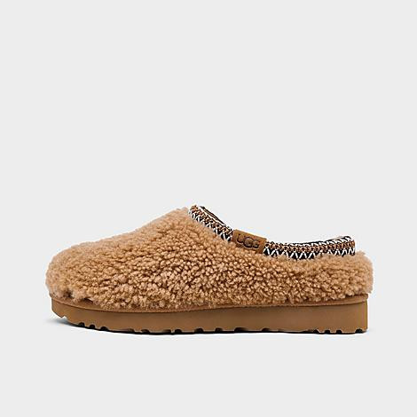 UGG Women's Tasman Maxi Curly Slippers in Chestnut Size: 6.0 | JD Sports (US)