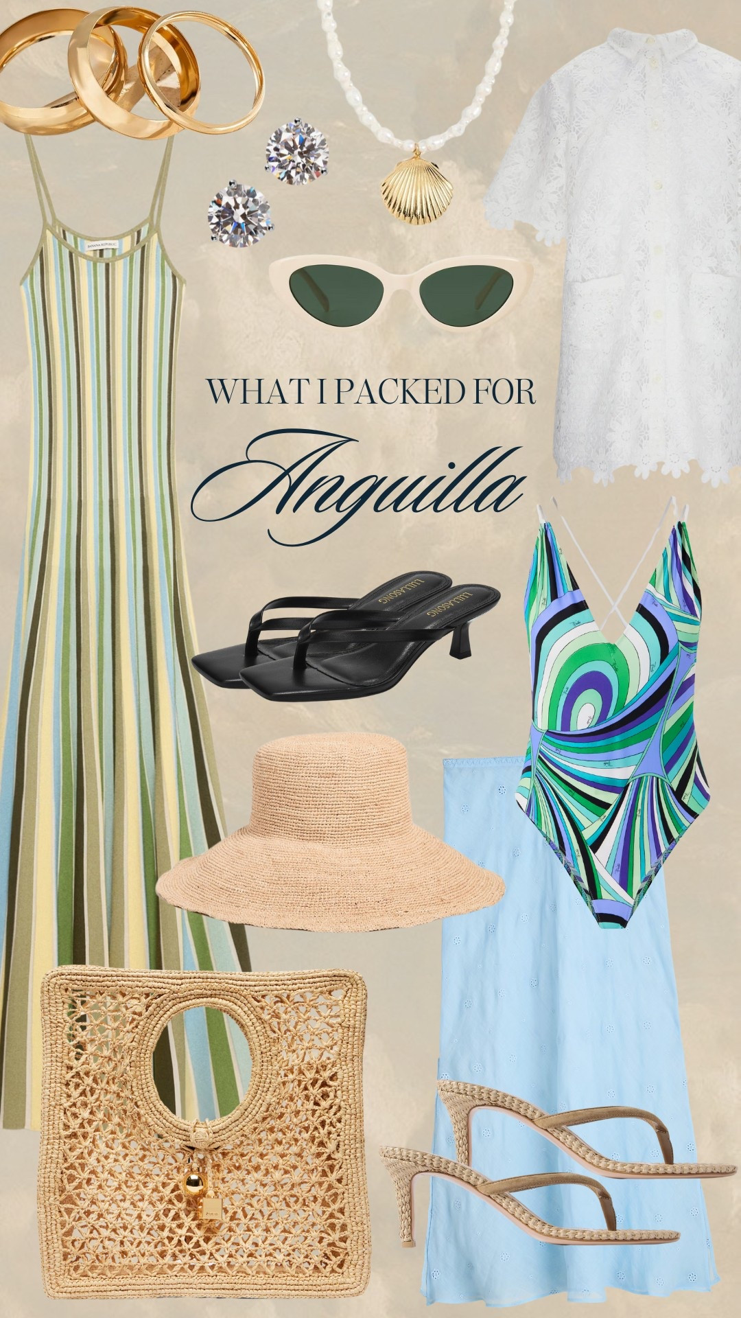 What I brought with me this week on my trip to Anguilla! Can’t wait to share more all week 🩵

#LTKShoeCrush #LTKSwim #LTKTravel