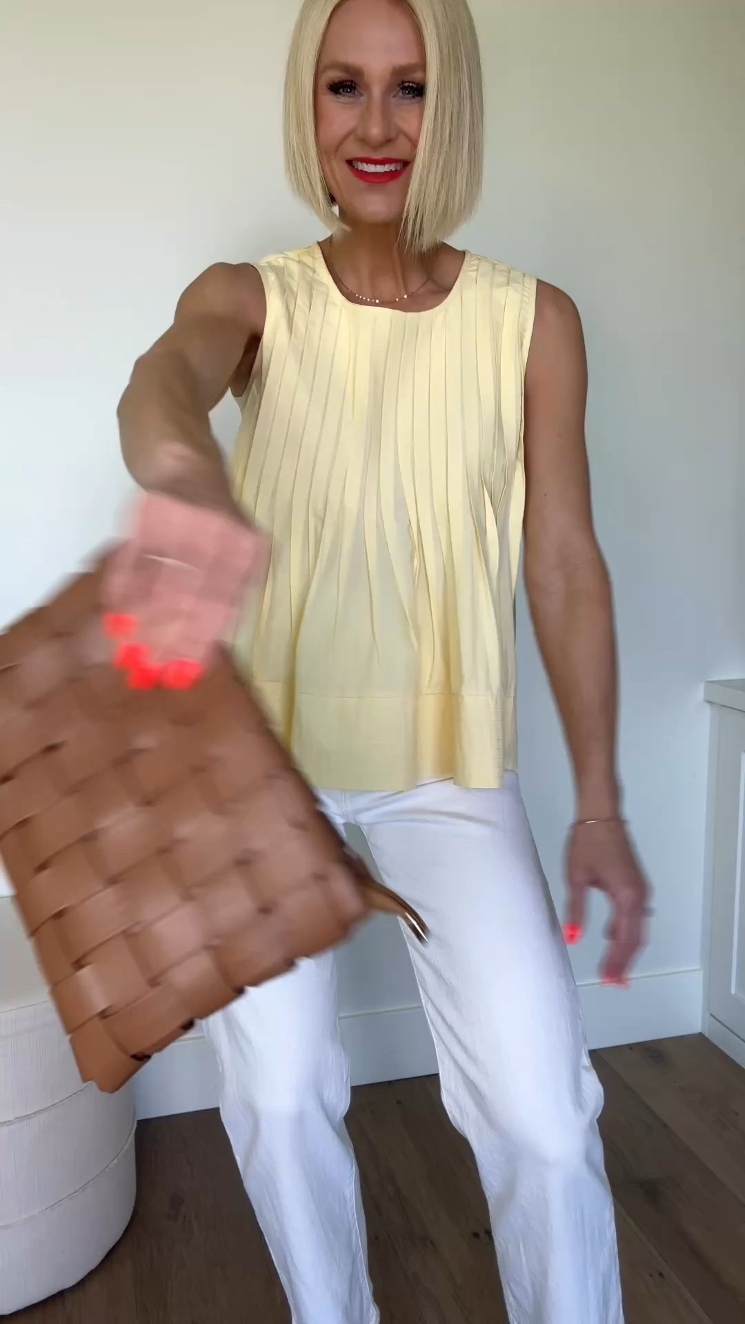 The prettiest yellow top! Such a good Amazon lookalike to the Anthro one. It fits a little big — I’m in a medium, but probably could do a small. 
The BEST white jeans, be sure and size up one! I’m wearing 27 inch length.
Metallic adidas’s are selling fast! Be sure and go down 1/2 size from normal shoe size.


#LTKShoeCrush #LTKSeasonal #LTKFindsUnder50