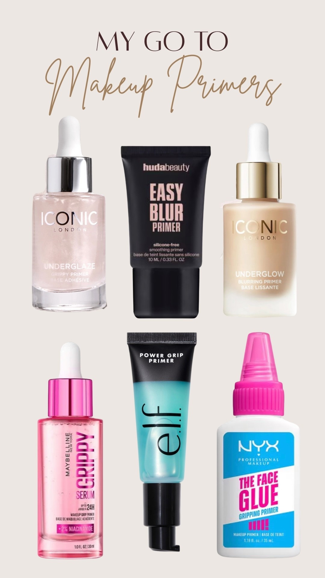My Go To Makeup Primers ✨

#LTKuk #LTKbeauty