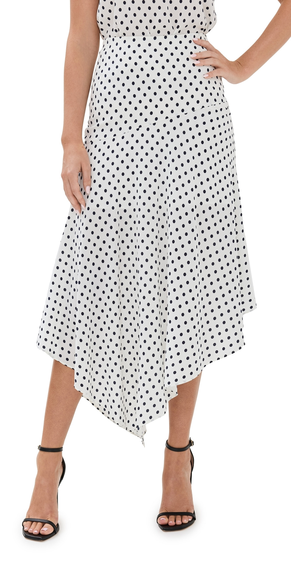 Veronica Beard Rosemary Skirt Ecru/Navy 10 | Shopbop