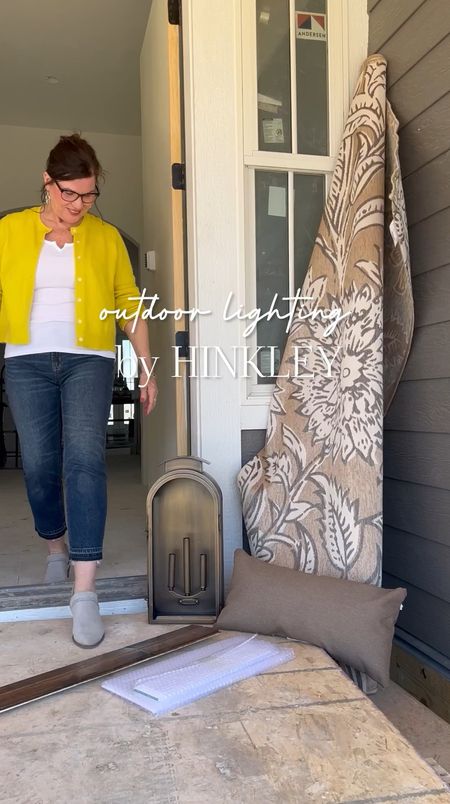 I’m so happy with the lights I chose for my home exterior from Hinkley Lighting! I also linked my front porch rugs, planters and decor  

#LTKVideo #LTKHome #LTKSeasonal