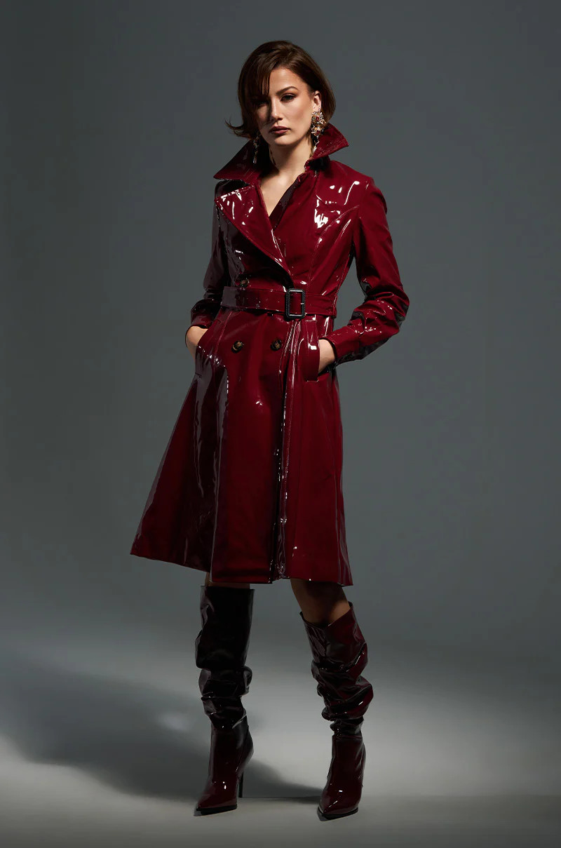 MITICA PATENT TRENCH COAT | AKIRA