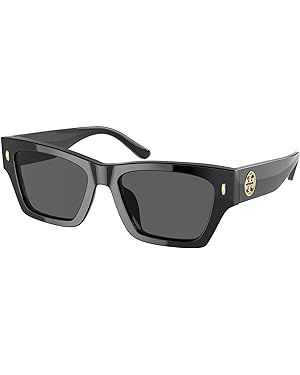 Tory Burch Women's Ty7169u Universal Fit Rectangular Sunglasses | Amazon (US)