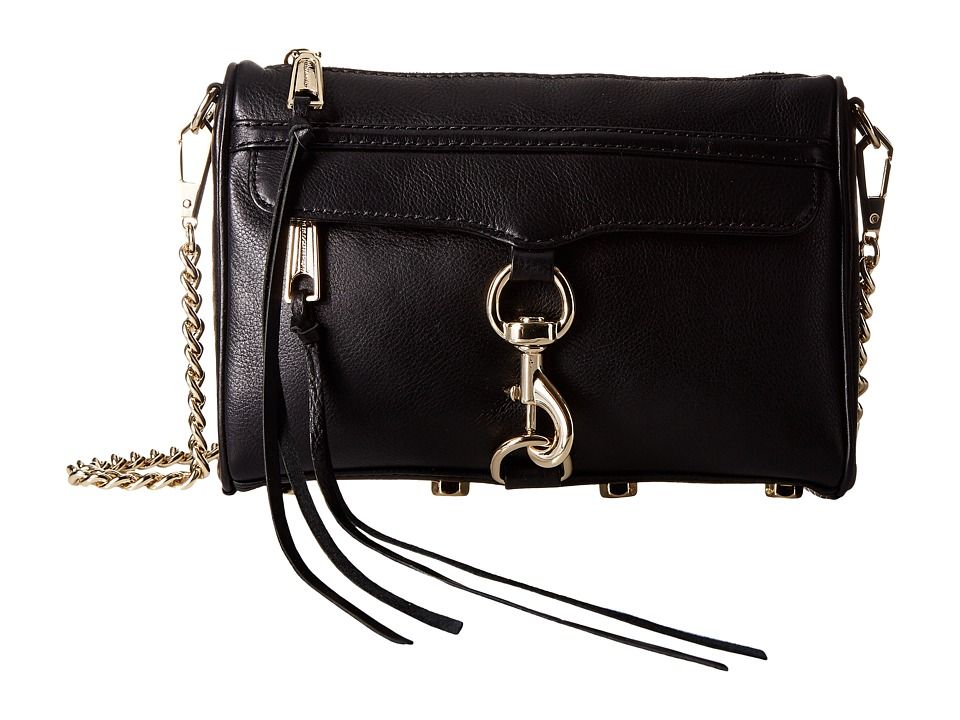 Rebecca Minkoff - Mini Mac (Black 1) Cross Body Handbags | Zappos