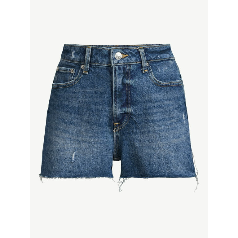 Free Assembly Women's 90s Cut Off Denim Shorts | Walmart (US)