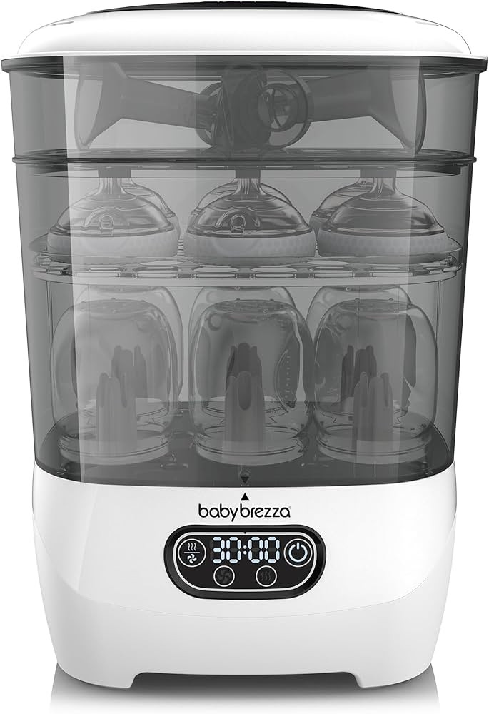 Baby Brezza Bottle Sterilizer and Dryer Advanced – 33% Faster - Largest Capacity Steam Sanitize... | Amazon (US)