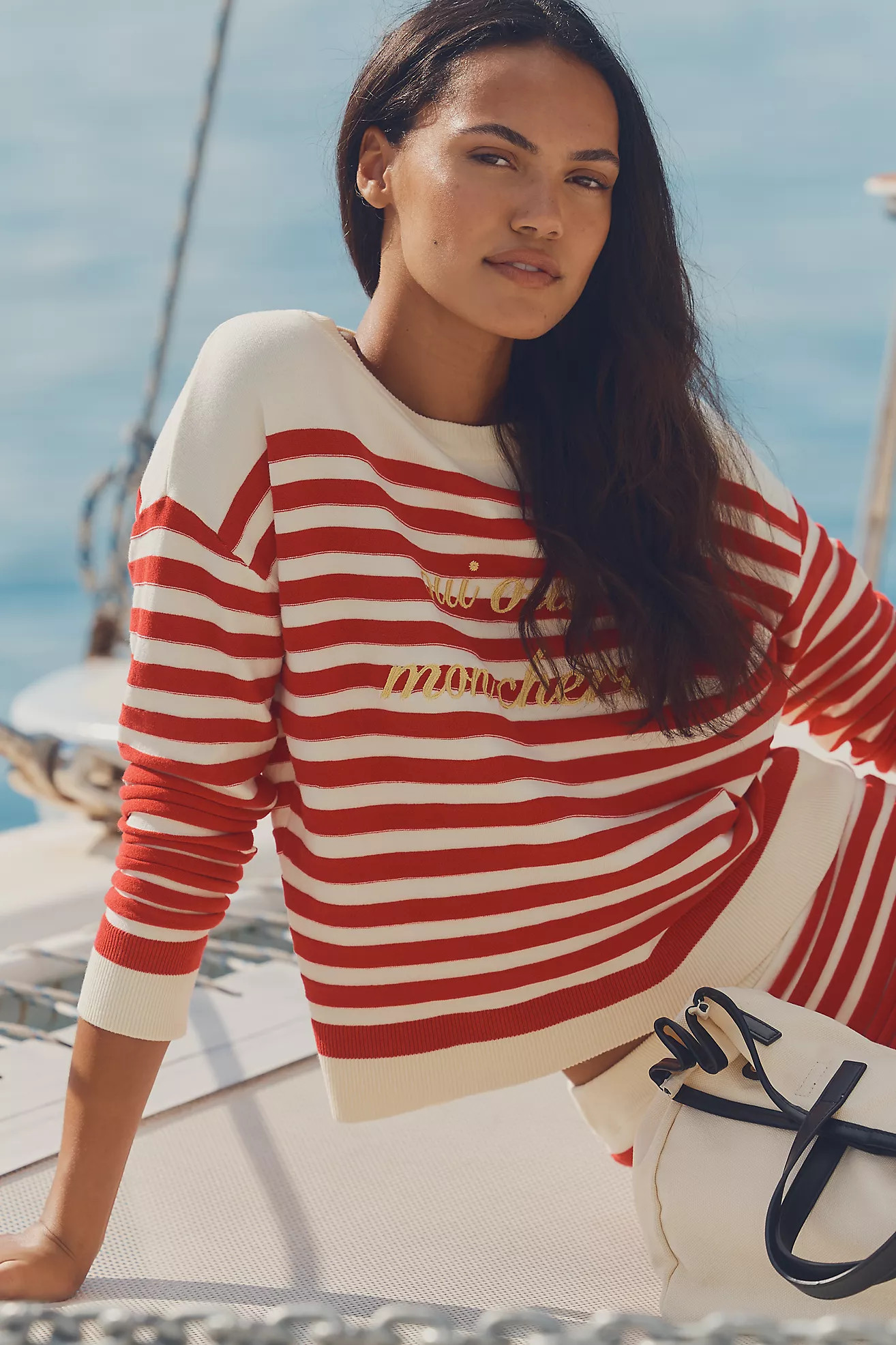 Daily Practice Cherie Boat-Neck Long-Sleeve Top | Anthropologie (US)