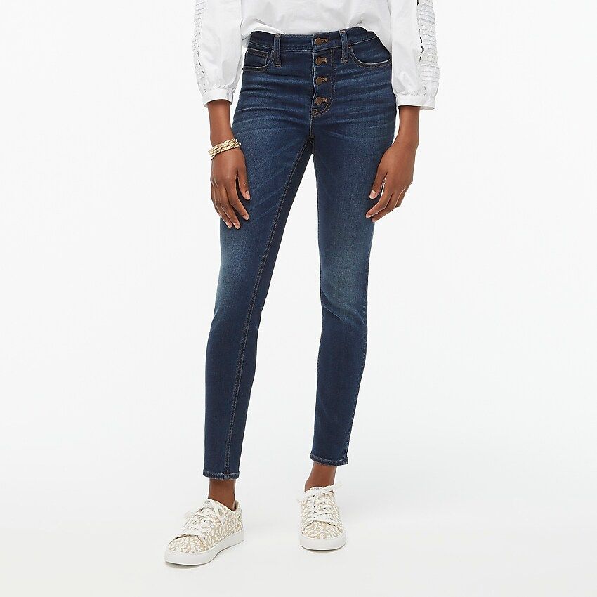 9" high-rise skinny jean in signature stretch | J.Crew Factory