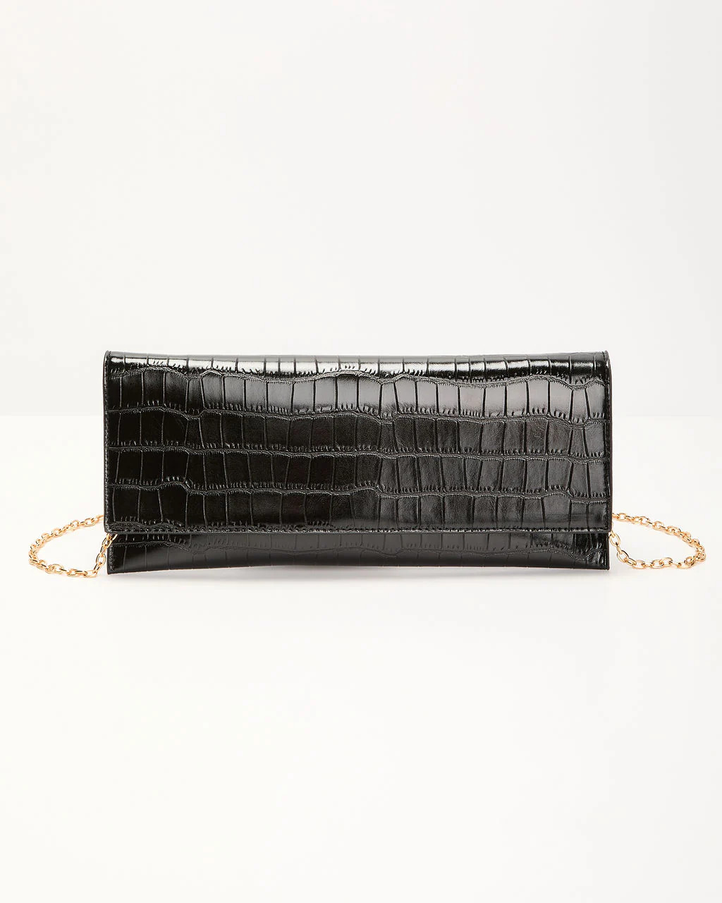 Sweet Talker Leather Embossed Foldover Clutch | VICI