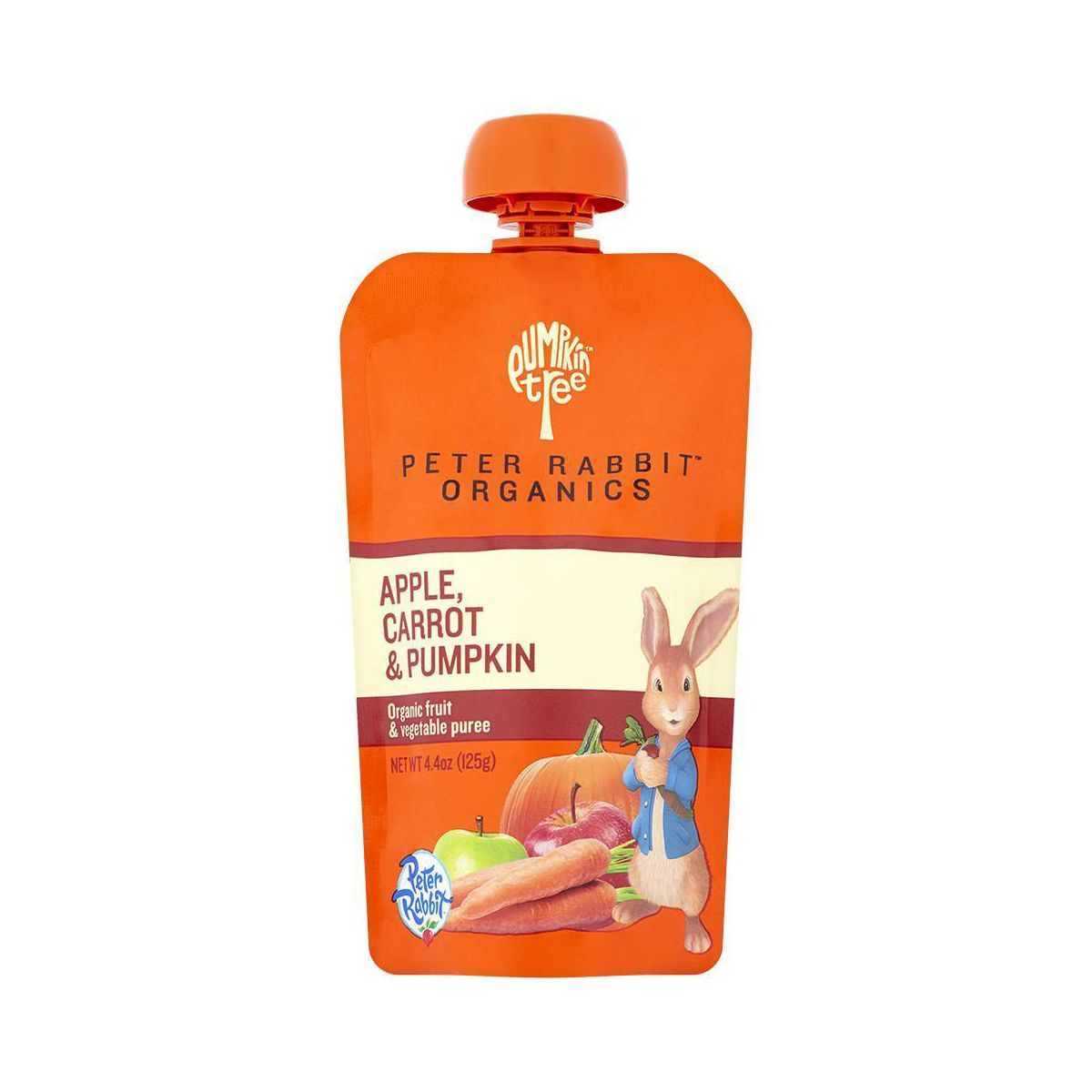Peter Rabbit Organics Apple Carrot & Pumpkin Baby Food Pouch - 4.4oz | Target