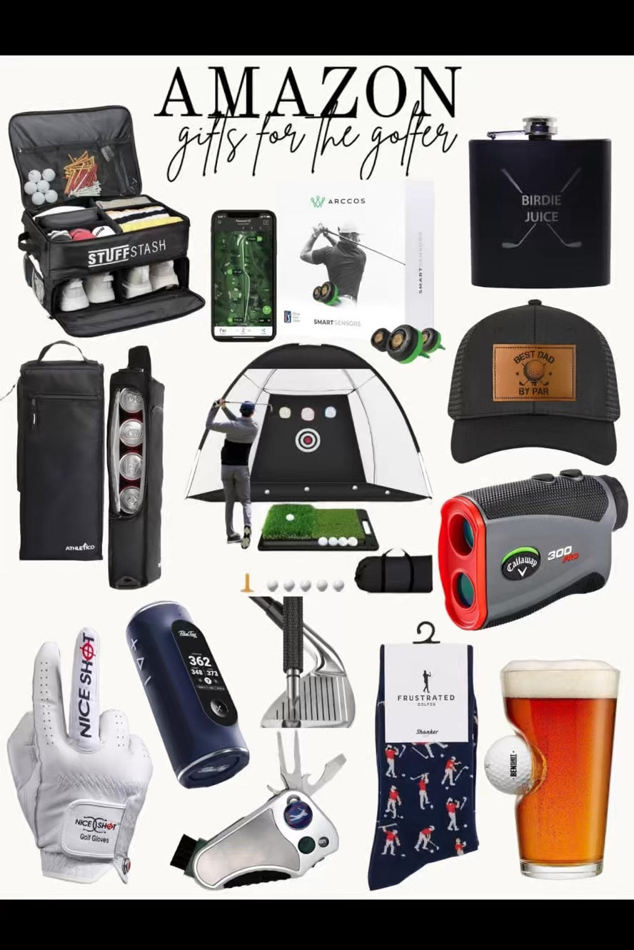 Gift guide for golfer or hunter!! Here are some great ideas if your stuck on last minute gift ideas for boyfriend, husband, or dad 🏌️‍♂️🦌

Golf accessories, hunting accessories, hunters, golfers, gifts for him, gift guide, gift ideas, Christmas gifts, holiday 

#LTKGiftGuide #LTKHoliday #LTKSeasonal