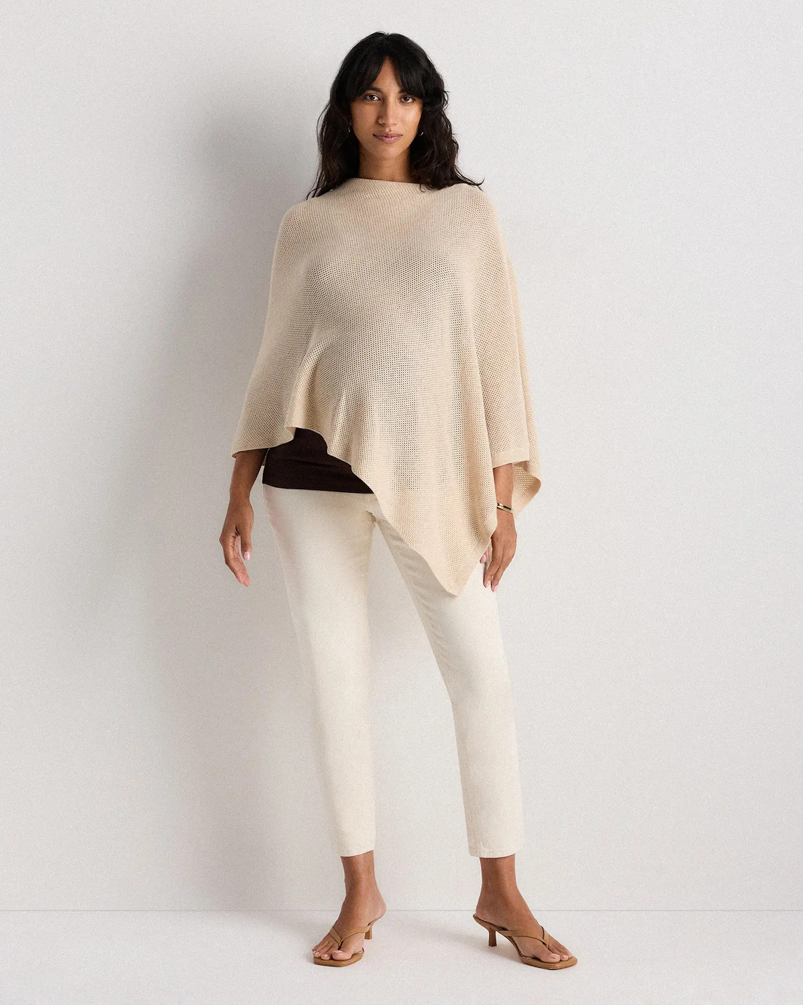 Lightweight Cotton Cashmere Nursing Shawl | Quince