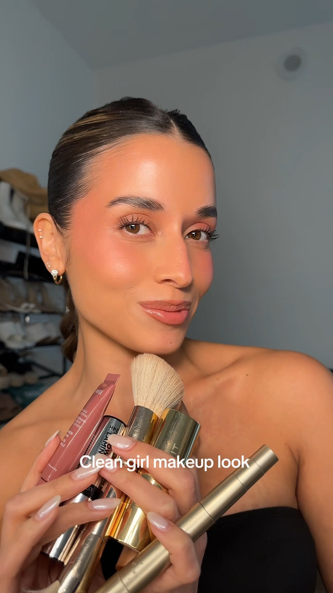 Everyday clean girl makeup routine🫧

Products used:
@loreal brow lamination gel and lumi glotion 
@MERIT Beauty bronzer in seine and blush cheeky
@Charlotte Tilbury finishing powder and lip liner in iconic nude
@Milani Cosmetics blush in dolce pink
@laneige_us glaze craze in cinnamon sugar 

#makeup #makeuptutorial #beauty #cleangirl 

#LTKgrwm #LTKBeauty #LTKselfcare