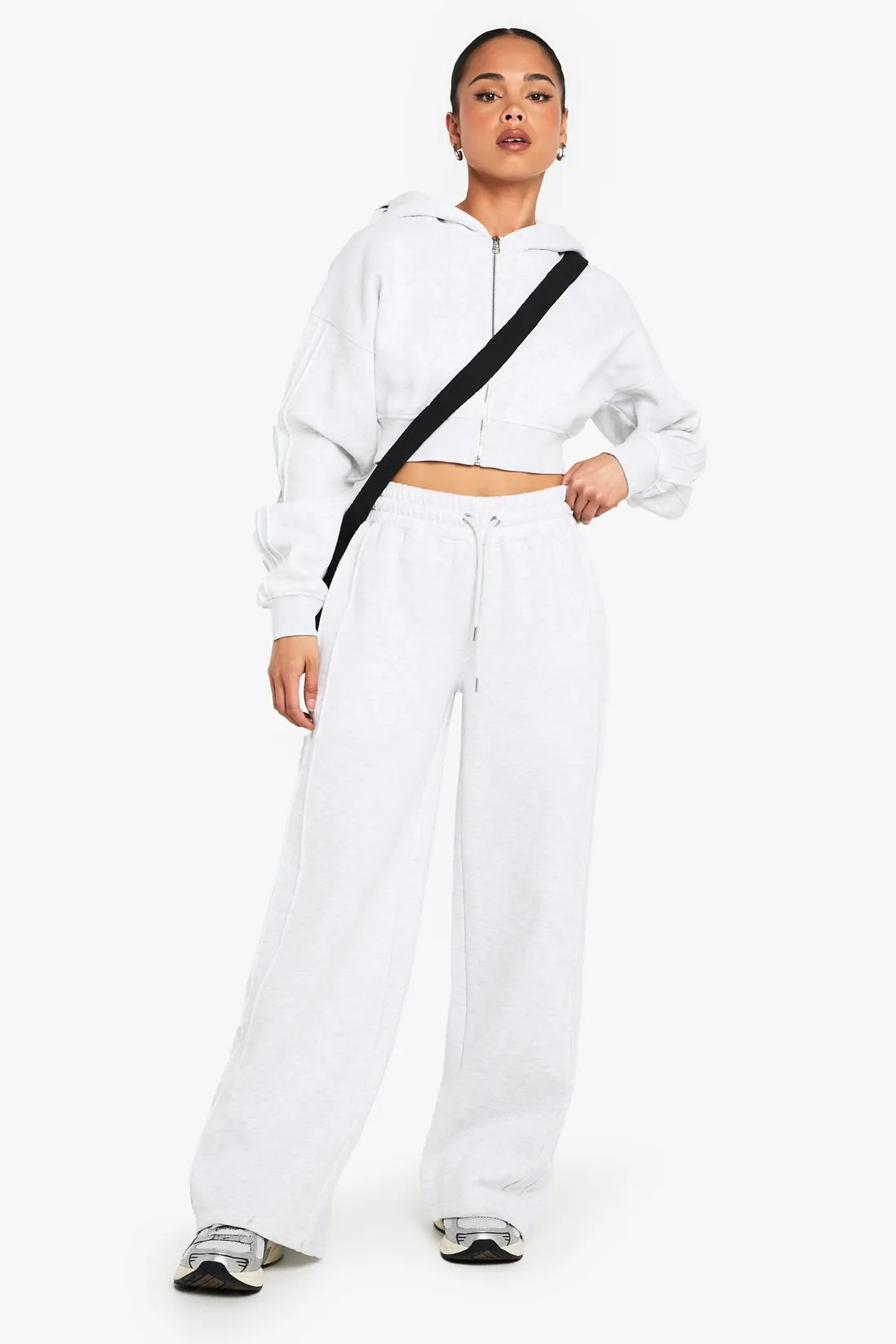Seam Detail Straight Leg Jogger | boohoo (US & Canada)