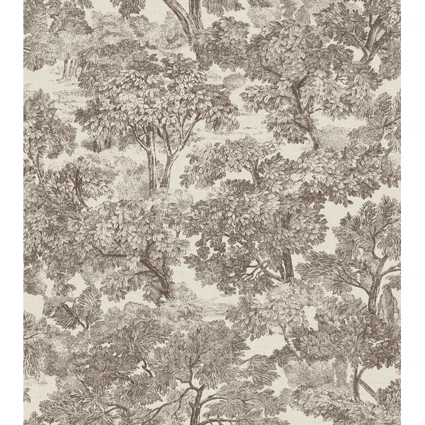 Ashurst Toile 33' x 20.5" Wallpaper Roll | Wayfair Professional