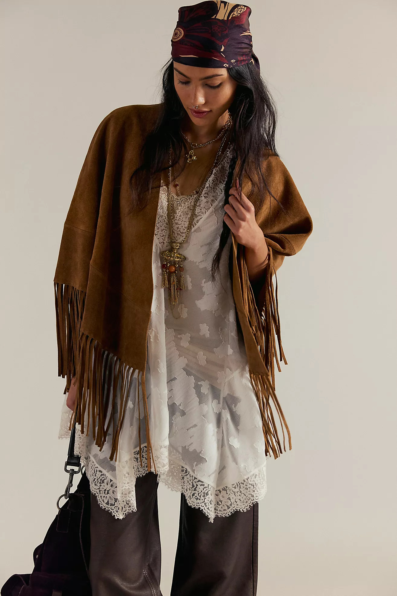 Fire Nights Suede Shawl | Free People (Global - UK&FR Excluded)