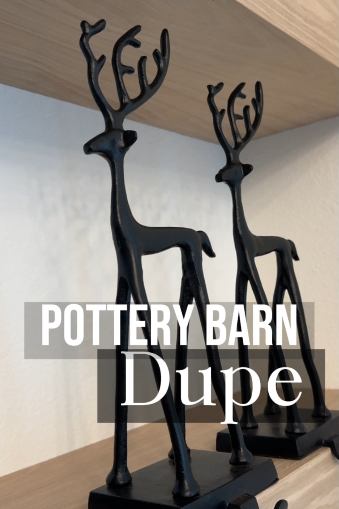 Snag the viral Pottery Barn inspired metal reindeer for a fraction of the cost! This dupe is too good to pass up! #christmasdecor #dupe #potterybarndupe #homedecor #christmas #stockingholder #stockings #holidaydecor #holidays #walmart

#LTKHoliday #LTKSeasonal #LTKHome