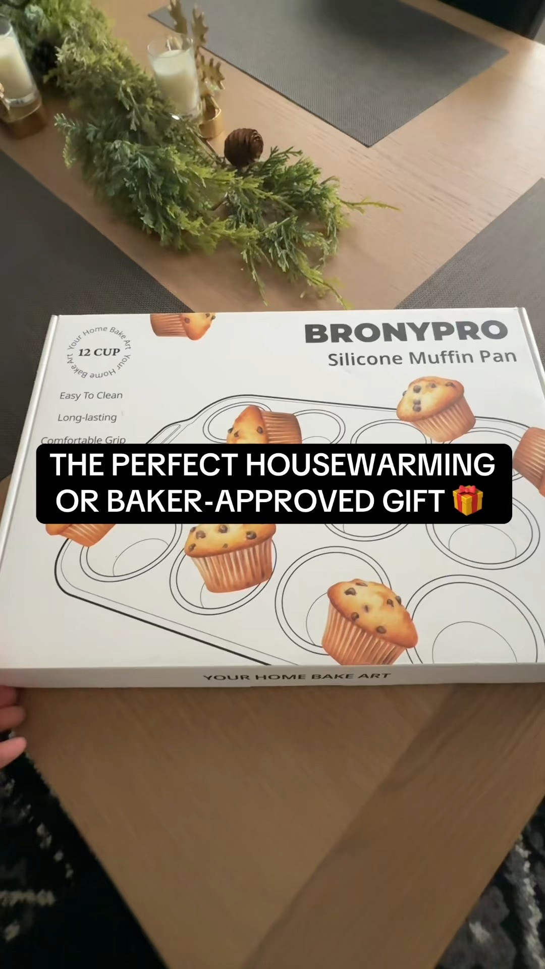 Say goodbye to paper liners 🙌 This silicone muffin tin lets your cupcakes + muffins pop right out with no sticking and no mess. Easy to use, easy to clean, and keeps every bite intact instead of losing half of it to a wrapper. Perfect for meal prep, baking days, and anyone who loves quick cleanups. Great housewarming gift or for the baker in your life!🧑‍🍳  #housewarminggift #baking #baker

#LTKHome #LTKGiftGuide #LTKfoodie