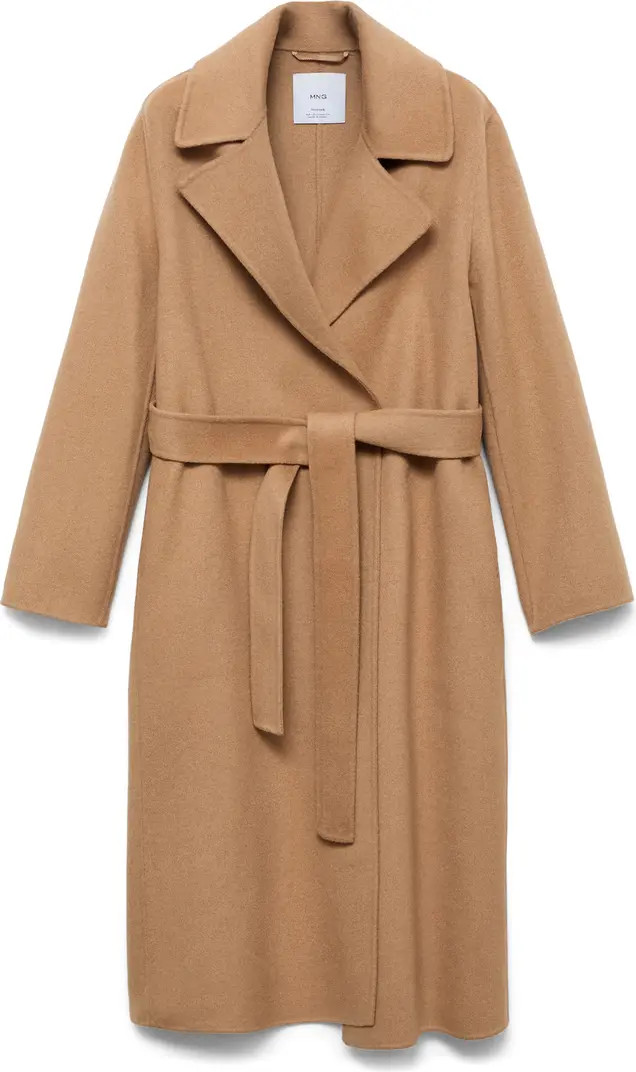 Belted Handmade Wool Blend Coat | Nordstrom