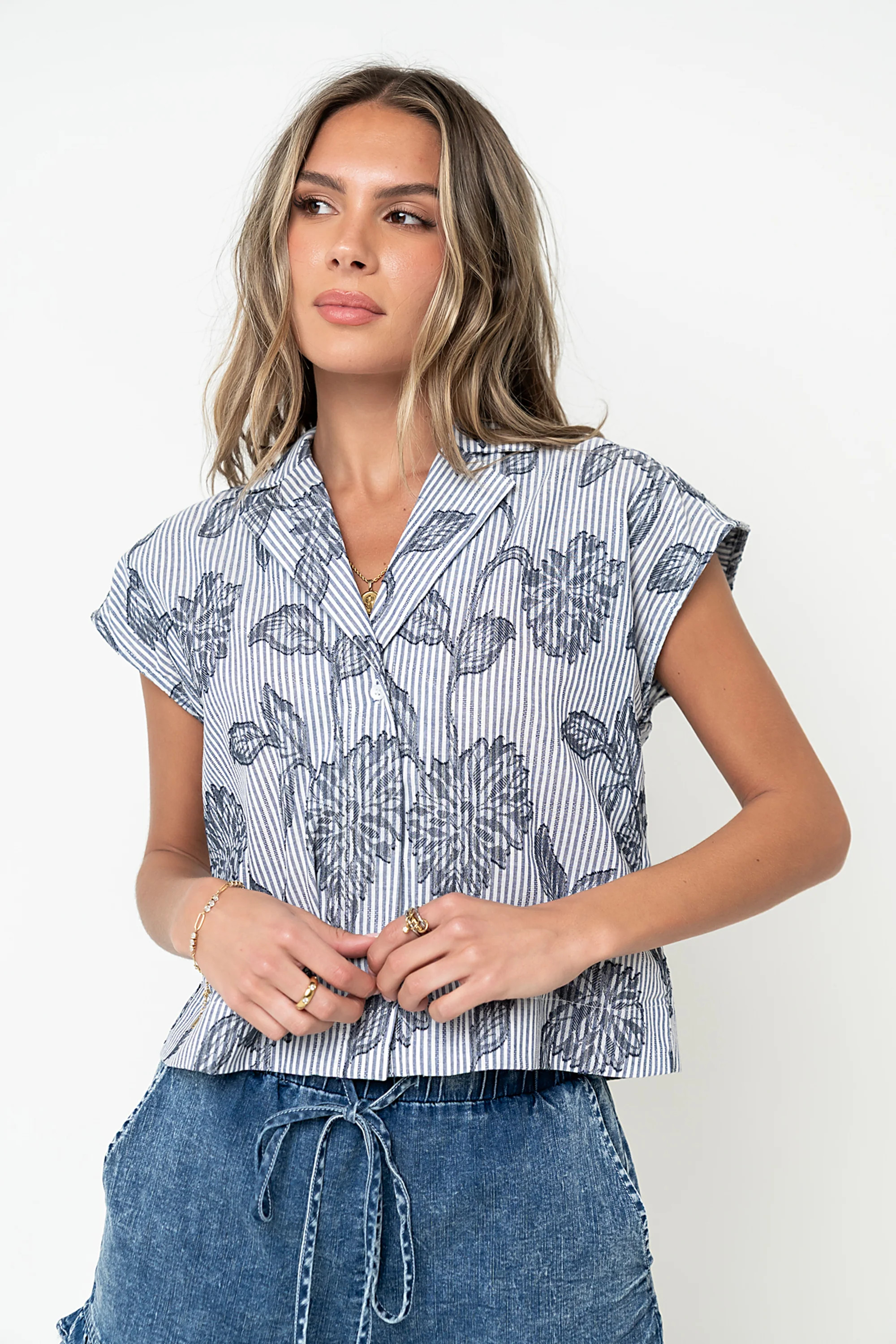 Calliope Floral Button Up | Böhme US