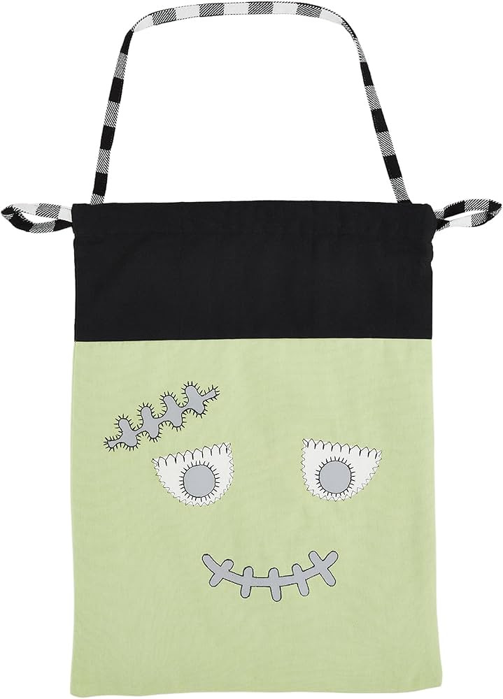 Mud Pie Children's Pillowcase Treat Bag, Monster | Amazon (US)
