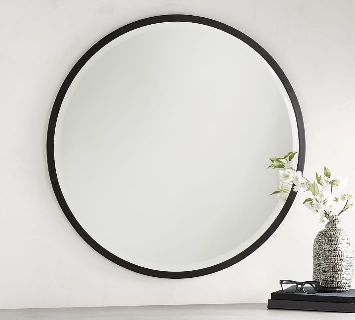 Layne 36" Round Wall Mirror | Pottery Barn (US)