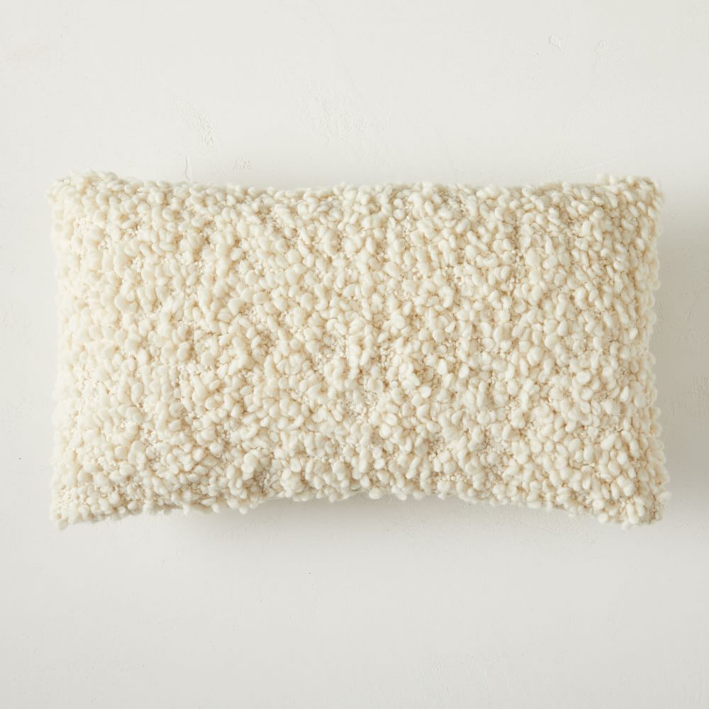 Allover Looped Texture Pillow Cover | West Elm (US)