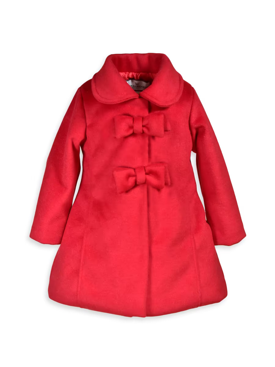 Baby Girl's, Little Girl's & Girl's Double Bow Car Coat | Saks Fifth Avenue
