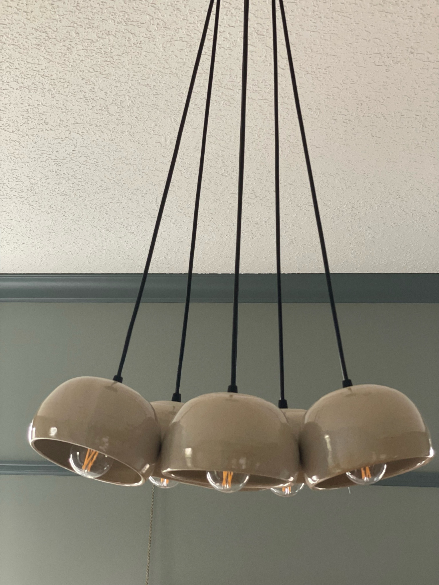 Similar light to the handmade cluster pendant in our bedroom 

#LTKhome
