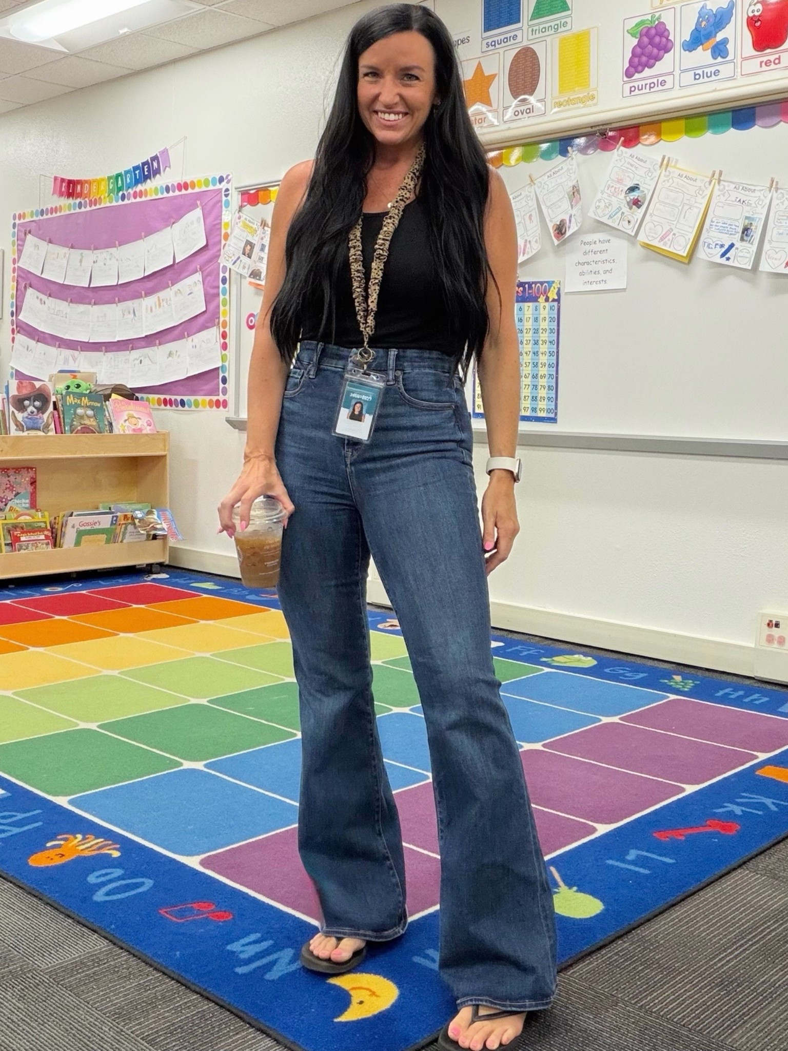 My favorite slim flare jeans for all year wear are from American Eagle! They’re 30% off right now too! Fit true to size, I’m in a 4.

#LTKootd