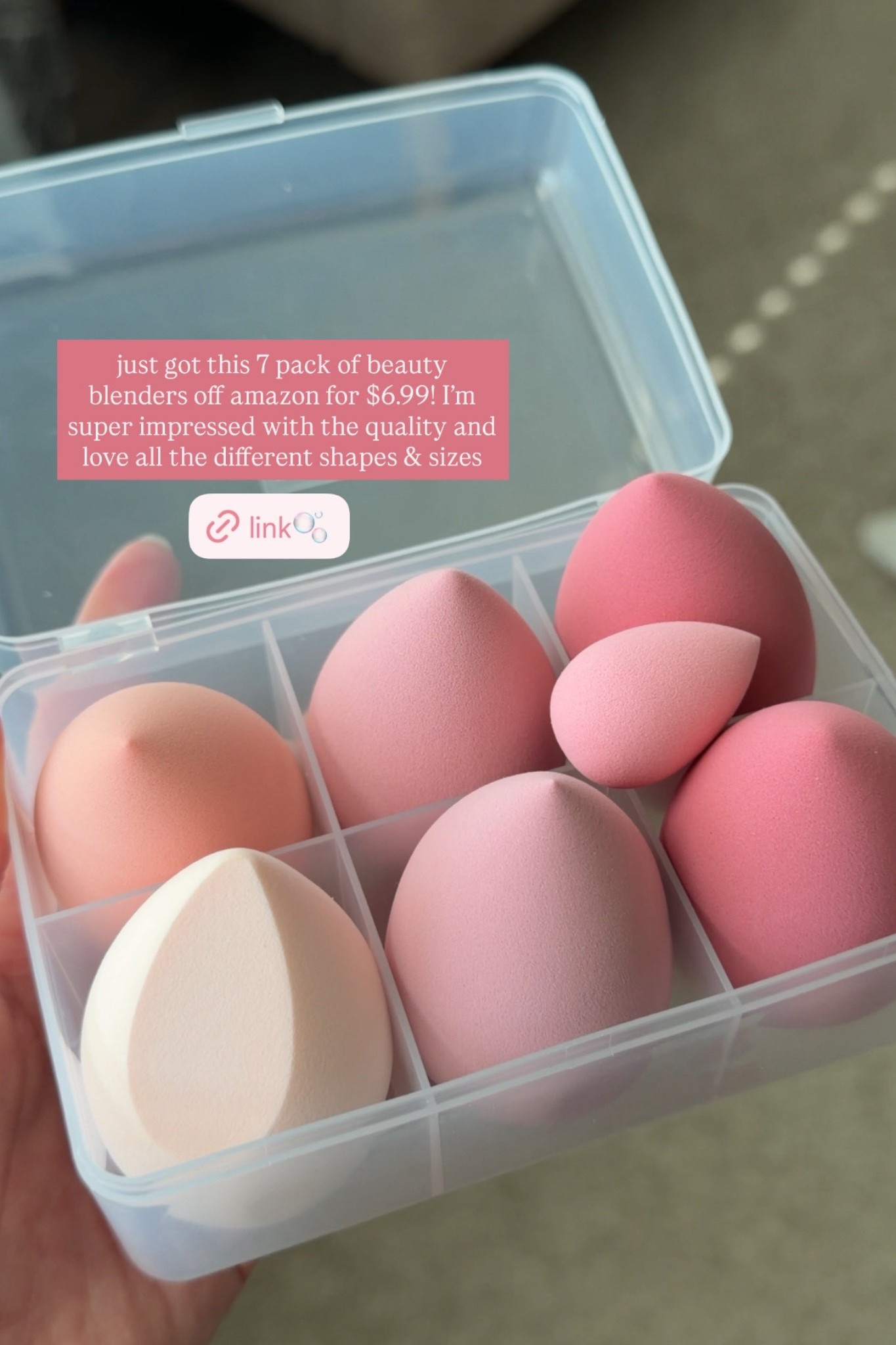 variety pack of makeup beauty blenders from amazon!🫧 perfect for foundation, concealer or powders! 

#LTKBeauty #LTKgrwm